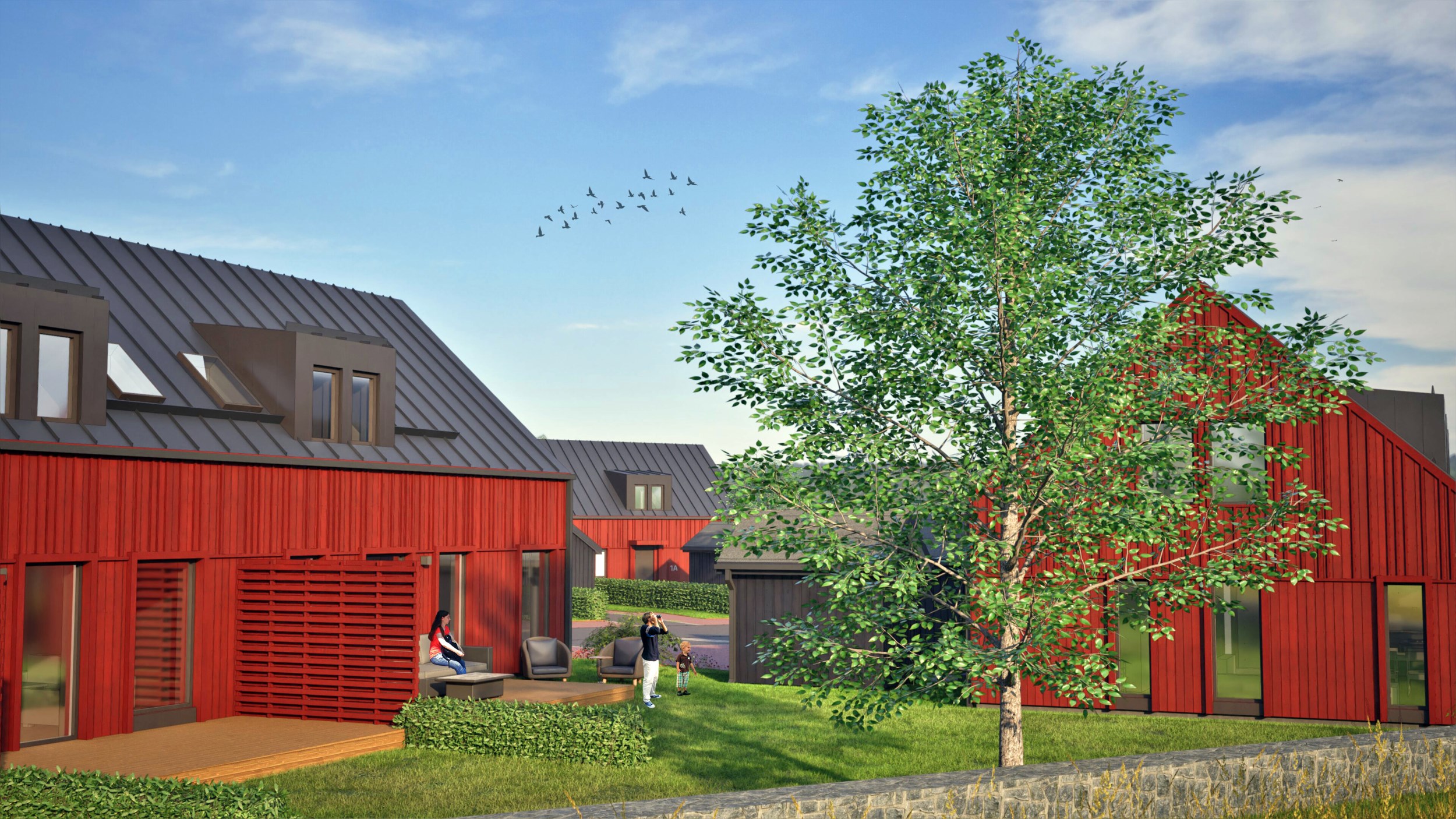 Annelundsvägen 1 A-C, 2A-C och 4A-C -  Varberg